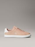 Ροζ Δερμάτινα Sneakers Με Signature Λογότυπο  Γυναίκα