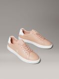 Ροζ Δερμάτινα Sneakers Με Signature Λογότυπο  Γυναίκα