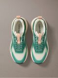 Green Knit Mesh Runner Trainers  Women