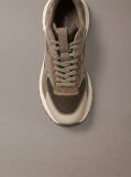 Καφέ Sneakers Από Πλεκτό Δίχτυ  Γυναίκα