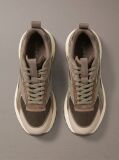 Καφέ Sneakers Από Πλεκτό Δίχτυ  Γυναίκα