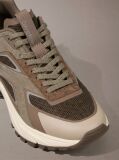 Καφέ Sneakers Από Πλεκτό Δίχτυ  Γυναίκα