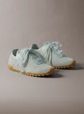 Blue Suede Organza Runner Trainers  Women