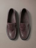 Brown Thea - Leather Pleated Loafers  Women