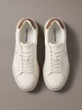 White Leather Durable Traction Chunky Sneakers  Women