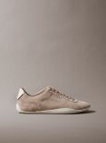 Beige Suede Hybrid Ballet Sneakers  Women