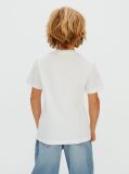 Λευκό Βαμβακερό T-shirt  Αγόρι