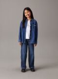 Blue High Rise Wide Leg Jeans  Girls