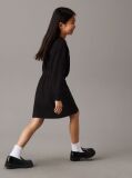 Black Logo Sweatshirt Dress  Girls