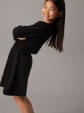 Black Logo Sweatshirt Dress  Girls
