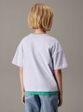 Purple Boxy Logo T-shirt  Girls