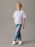 Purple Boxy Logo T-shirt  Girls