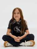 Black Relaxed Logo T-shirt  Girls