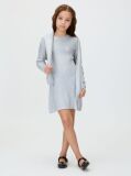 Silver Silver Coated Dress  Girls
