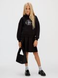 Black Flared Punto Milano Skirt  Girls