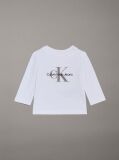 White Newborn Long Sleeve T-shirt  Newborn