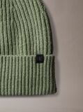 Green Unisex Ribbed Beanie  Kids Unisex