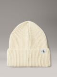 Beige Unisex Ribbed Beanie  Kids Unisex