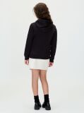 Μαύρο Παιδικό Unisex Hoodie Με Άνετη Γραμμή  Παιδικό Unisex