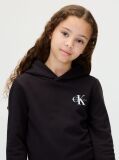 Μαύρο Παιδικό Unisex Hoodie Με Άνετη Γραμμή  Παιδικό Unisex