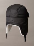 Black Kids' Padded Teddy Trapper Cap  Kids Unisex
