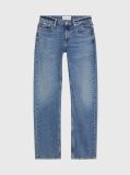 Denim Τζιν Με Χαμηλή Μέση Σε Ίσια Γραμμή  Γυναίκα