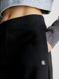 Black Relaxed Cotton Terry Joggers  Women
