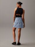 Denim Denim A-line Wrap Skirt  Women