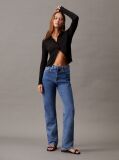 Denim Ψηλόμεσο Τζιν Σε Ίσια Γραμμή  Γυναίκα