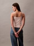 Ροζ Slim Cami Τοπ Με Μονόγραμμα  Γυναίκα