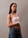 Ροζ Slim Cami Τοπ Με Μονόγραμμα  Γυναίκα