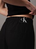 Black Cotton Straight Cargo Pants  Women