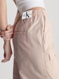 Pink Cotton Straight Cargo Pants  Women