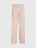 Pink Cotton Straight Cargo Pants  Women