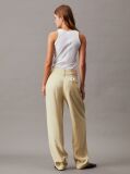 Πράσινο Tapered Παντελόνι Από Μαλακό Twill  Γυναίκα