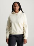 Beige Cotton Terry Hoodie  Women