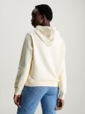 Beige Cotton Terry Hoodie  Women