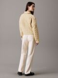 Beige Short Quilted Jacket  Women