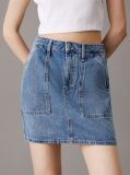 Denim Denim Utility Mini Skirt  Women
