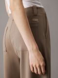 Grey Milano Jersey Wide Leg Trousers  Women