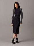 Denim Denim Bodycon Midi Dress  Women