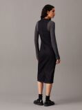 Denim Denim Bodycon Midi Dress  Women