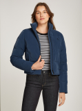 Blue Soft Touch Short Fitted Jacket  Women