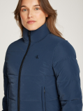 Blue Soft Touch Short Fitted Jacket  Women