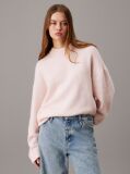 Pink Relaxed Wool Blend Jumper  Women
