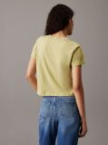 Green Slim Logo T-shirt  Women