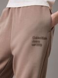 Grey Washed Cotton Terry Joggers  Women