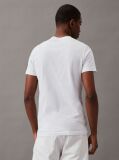 Λευκό Slim T-Shirt Με Μονόγραμμα  Άνδρας