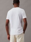 White Slim Monogram Pocket T-Shirt  Men