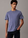 Grey Monogram Badge T-shirt  Men